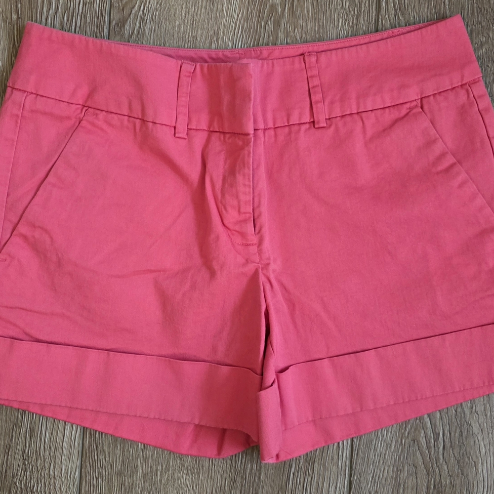 New York & Company Bright Pink Women's Chino Shorts Size 4